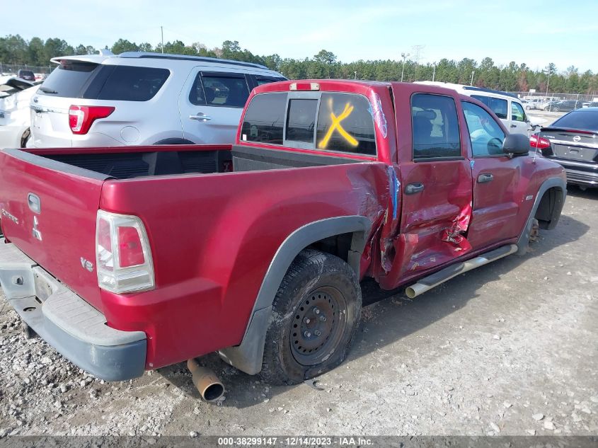 2006 Mitsubishi Raider Duro Cross V8 VIN: 1Z7HC38N96S554778 Lot: 38299147