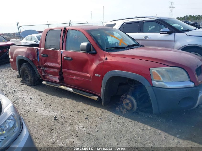 2006 Mitsubishi Raider Duro Cross V8 VIN: 1Z7HC38N96S554778 Lot: 38299147