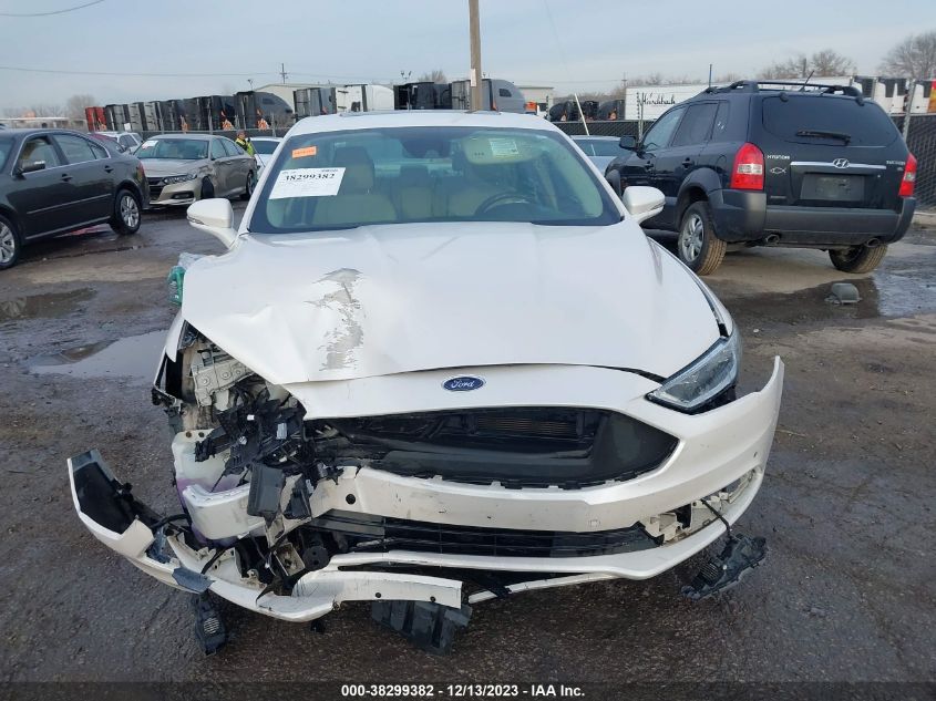 2017 Ford Fusion Energi Platinum VIN: 3FA6P0SU6HR239026 Lot: 38299382