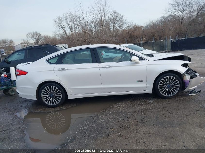 2017 Ford Fusion Energi Platinum VIN: 3FA6P0SU6HR239026 Lot: 38299382