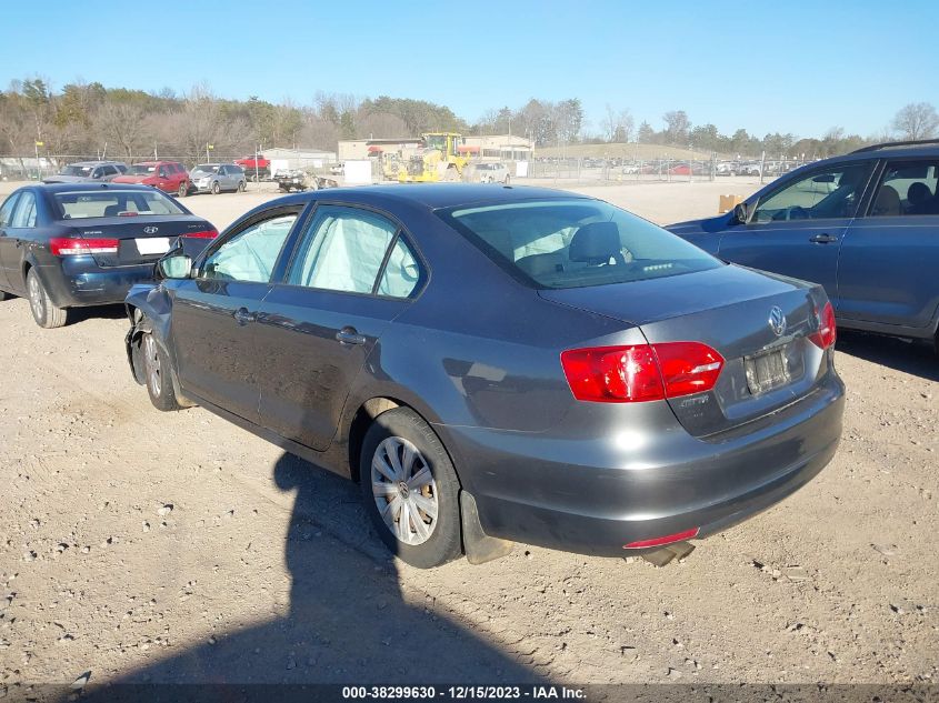 2014 Volkswagen Jetta 2.0L S VIN: 3VW2K7AJ5EM228788 Lot: 38299630