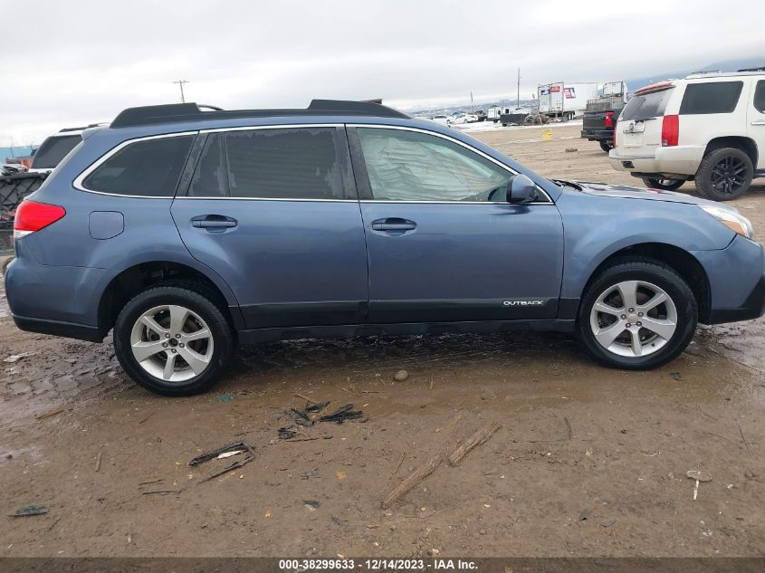 2014 Subaru Outback 2.5I Premium VIN: 4S4BRBCC7E3326573 Lot: 38299633