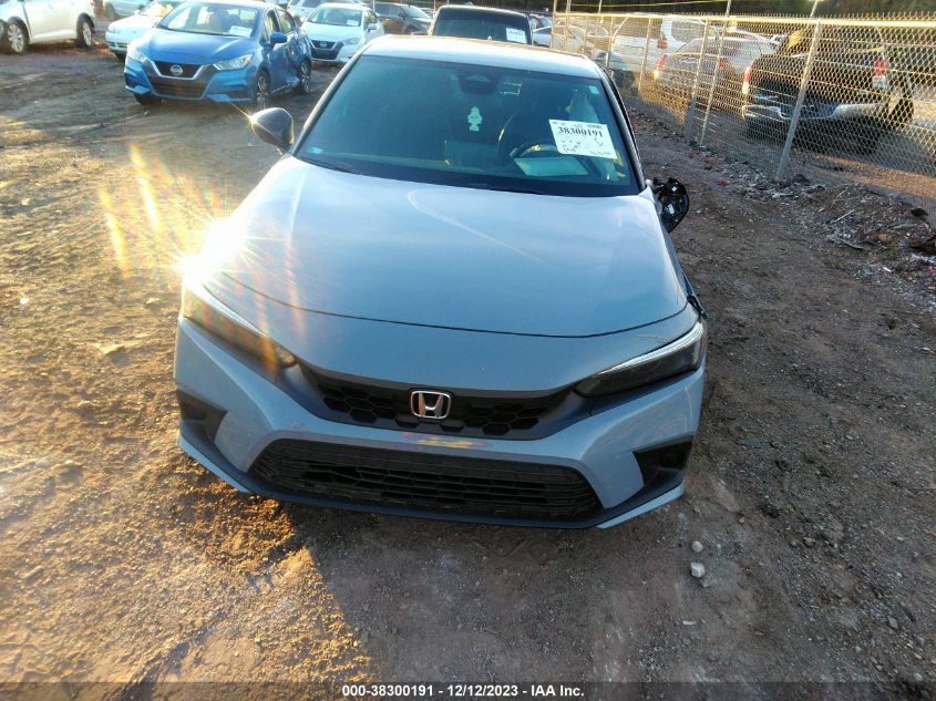 2022 Honda Civic Sport VIN: 19XFL2H88NE010720 Lot: 38300191