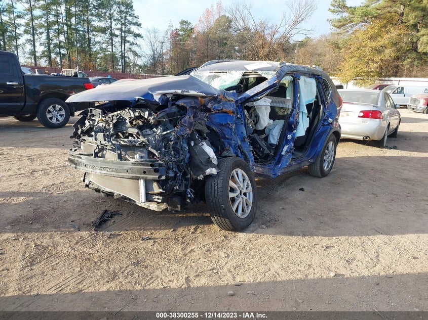 2020 Nissan Rogue Sv Fwd blue suv gasoline KNMAT2MT8LP511821 photo #3