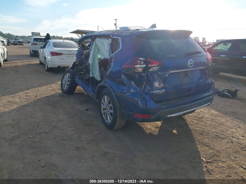 2020 Nissan Rogue Sv Fwd blue suv gasoline KNMAT2MT8LP511821 photo #4