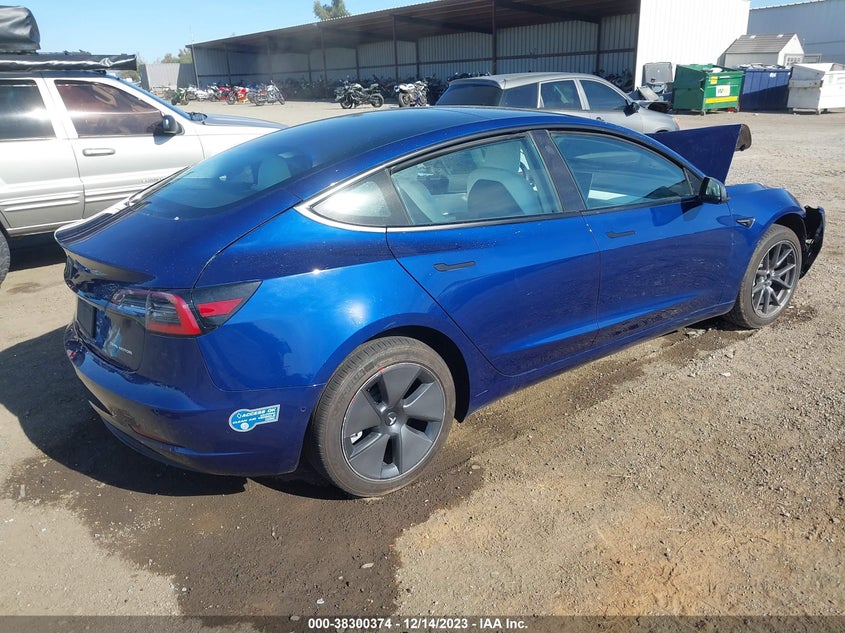 5YJ3E1EB1MF873519 2021 TESLA MODEL 3 photo no. 4