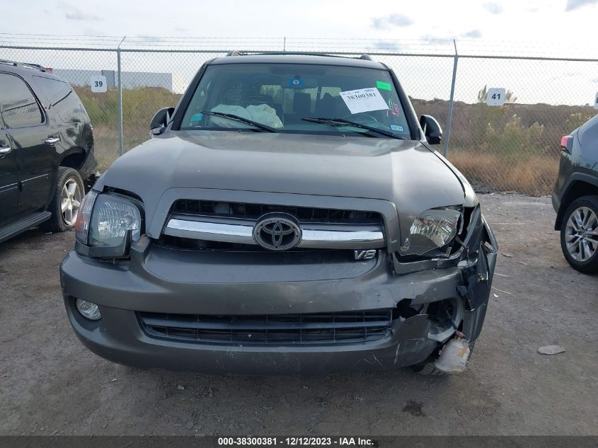 5TDZT38A27S284400 2007 Toyota Sequoia Limited V8