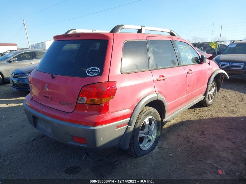 2003 Mitsubishi Outlander Ls VIN: JA4LX31G13U118443 Lot: 38300414