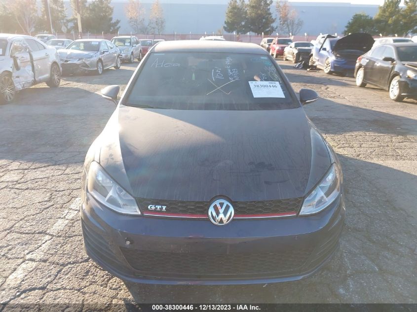 2017 Volkswagen Golf Gti VIN: 3VW4T7AU2HM038788 Lot: 38300446