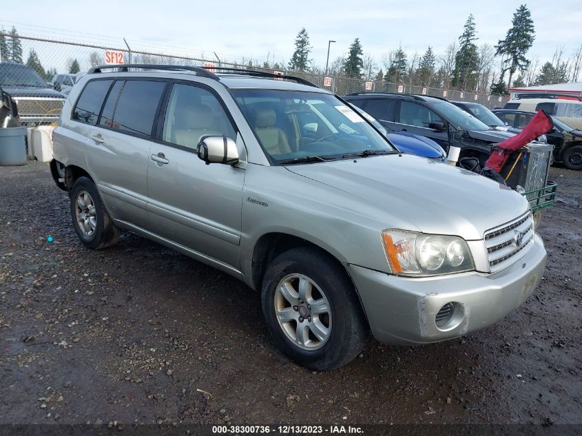 JTEGF21A510007331 2001 Toyota Highlander V6 (A4)