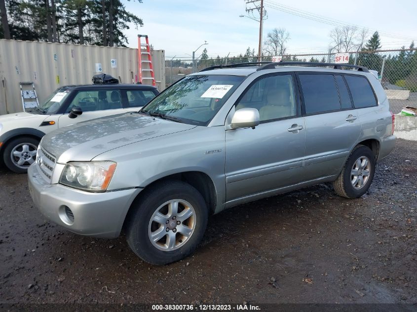 JTEGF21A510007331 2001 Toyota Highlander V6 (A4)