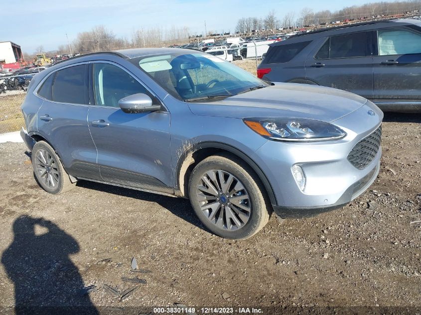 2022 Ford Escape Titanium VIN: 1FMCU9J93NUB70335 Lot: 38301149