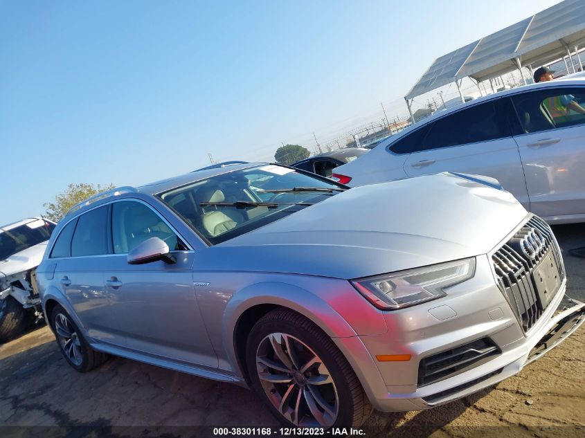 2018 Audi A4 Allroad 2.0T Premium/2.0T Tech Premium VIN: WA18NAF41JA072450 Lot: 38301168