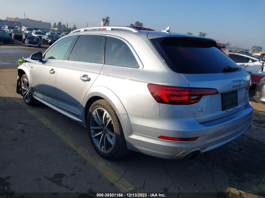 2018 Audi A4 Allroad 2.0T Premium/2.0T Tech Premium VIN: WA18NAF41JA072450 Lot: 38301168