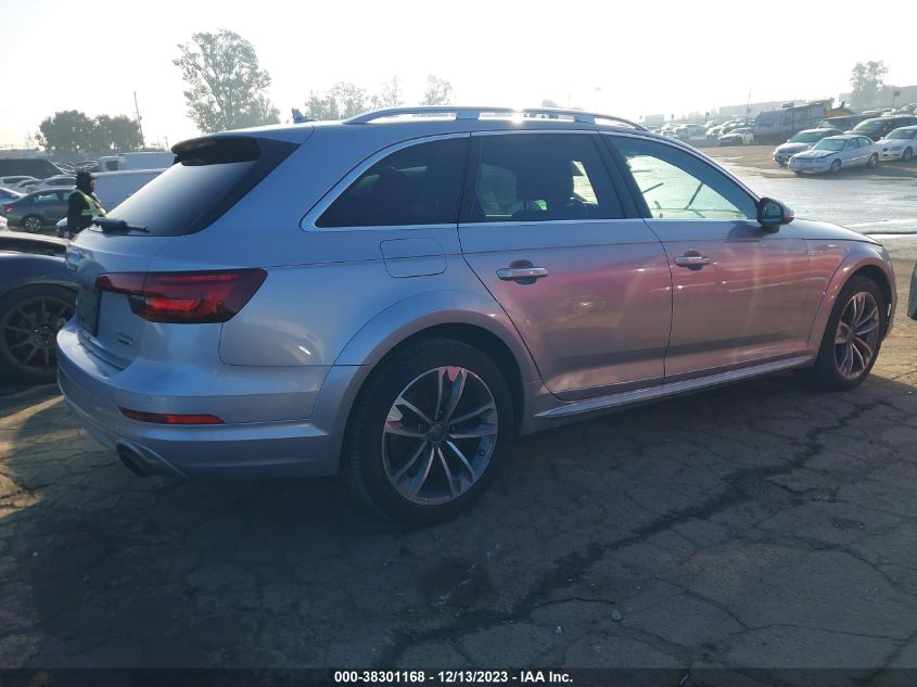 2018 Audi A4 Allroad 2.0T Premium/2.0T Tech Premium VIN: WA18NAF41JA072450 Lot: 38301168