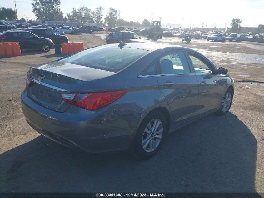 2013 Hyundai Sonata Gls VIN: 5NPEB4AC2DH709876 Lot: 38301385