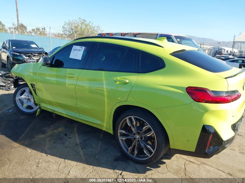 2023 BMW X4 M VIN: 5YM23EC05P9T15821 Lot: 38301567