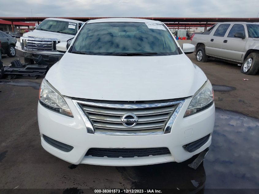 2015 Nissan Sentra S VIN: 3N1AB7AP2FY246021 Lot: 38301573