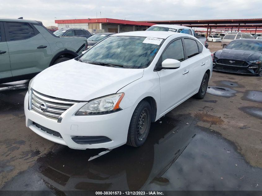 2015 Nissan Sentra S VIN: 3N1AB7AP2FY246021 Lot: 38301573