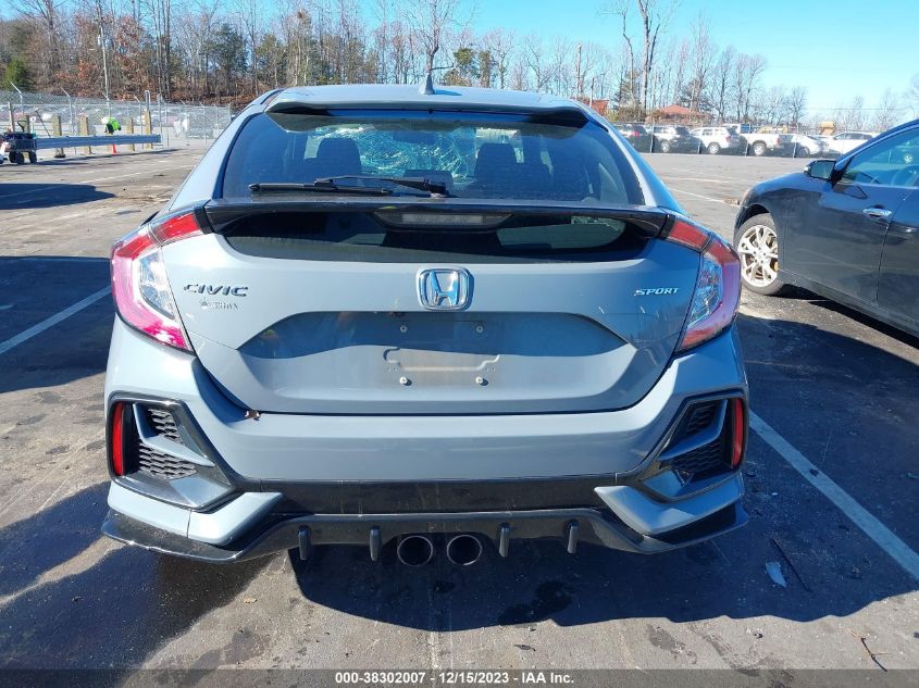 SHHFK7H41MU221763 2021 Honda Civic Sport