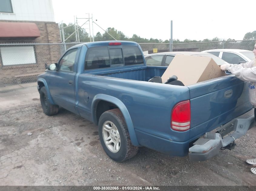 2003 Dodge Dakota VIN: 1D7FL16X33S332721 Lot: 40876143