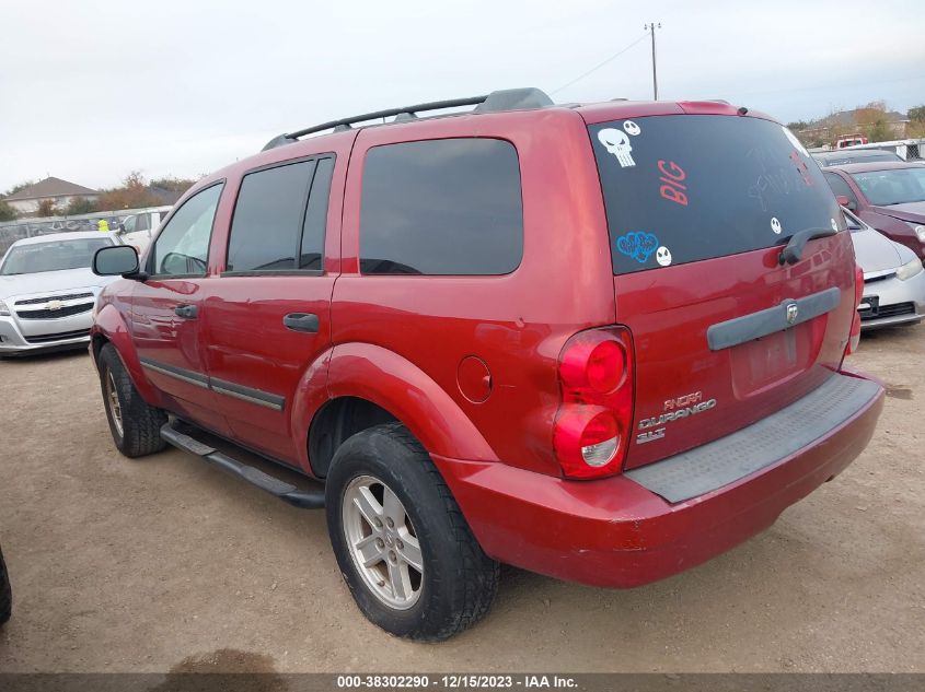 2008 Dodge Durango Slt VIN: 1D8HD48N88F116961 Lot: 38302290