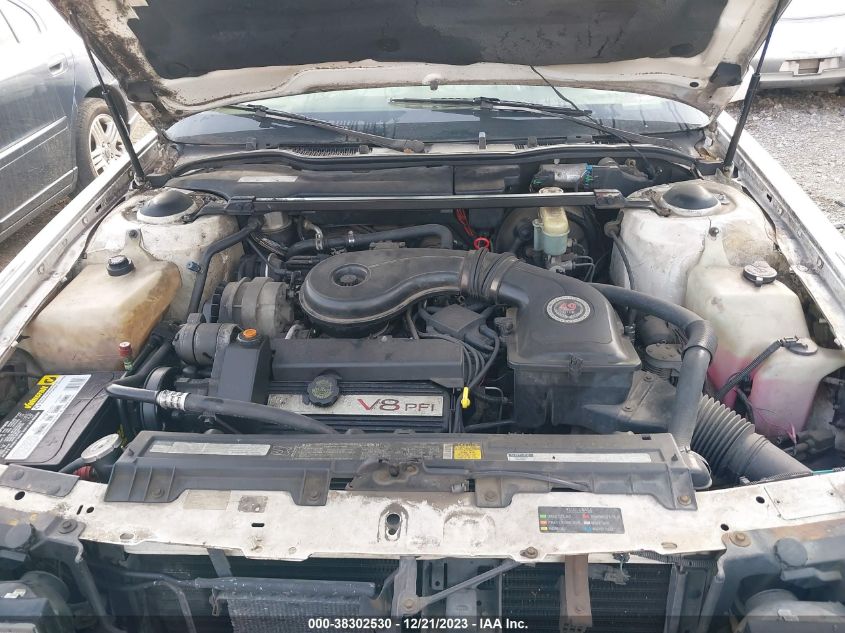 1991 Cadillac Deville VIN: 1G6CD13B3M4278901 Lot: 38302530