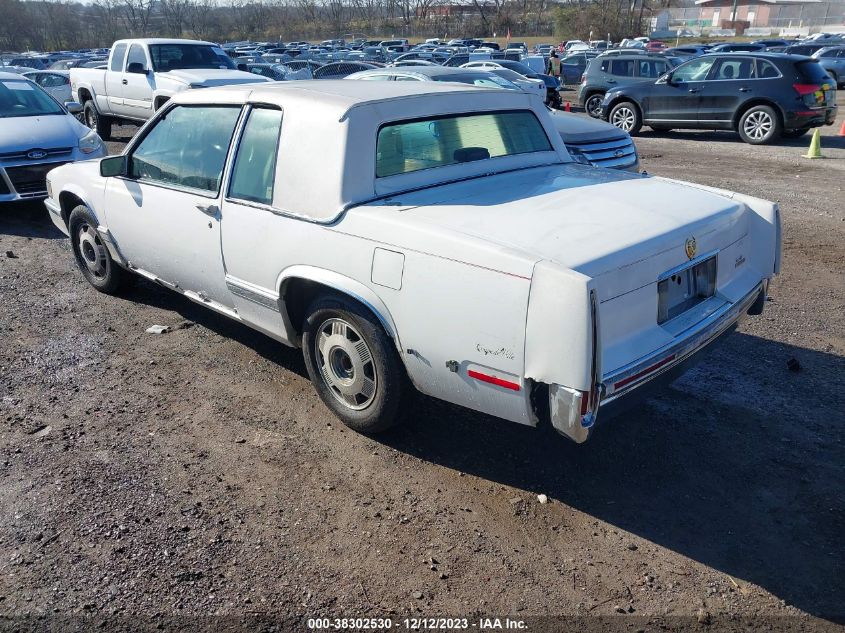 1991 Cadillac Deville VIN: 1G6CD13B3M4278901 Lot: 38302530