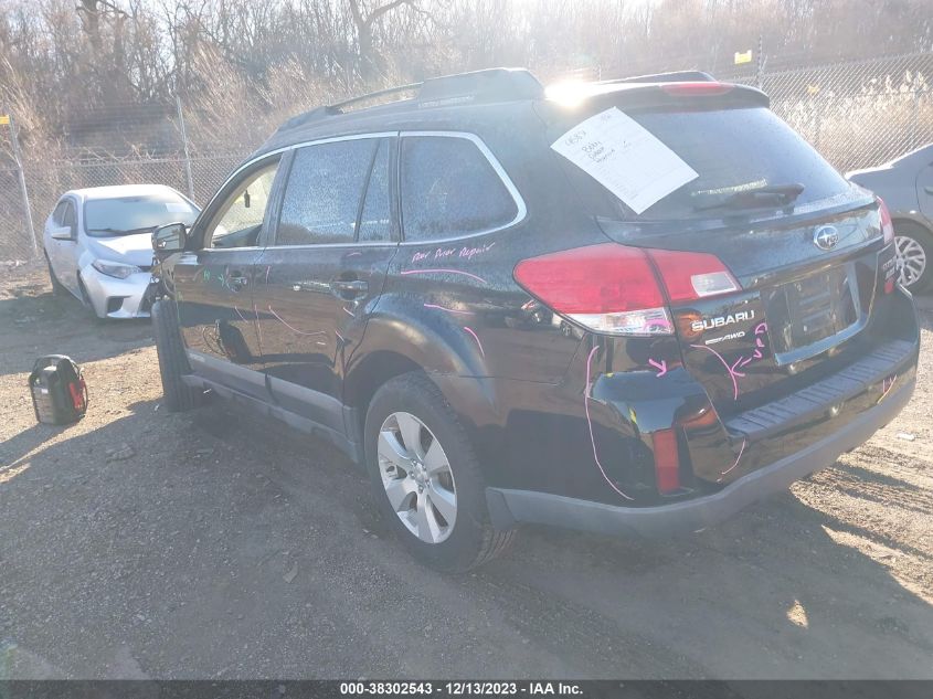 2010 Subaru Outback 2.5I Limited VIN: 4S4BRBJC0A3384280 Lot: 38302543