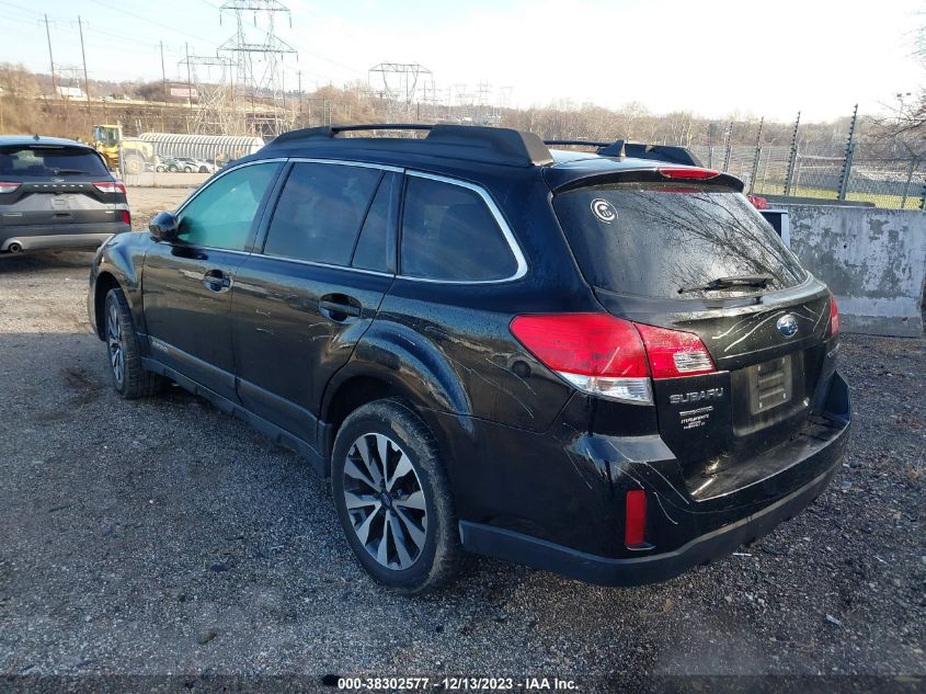 2013 Subaru Outback 2.5I Limited VIN: 4S4BRCKC3D3216187 Lot: 38302577