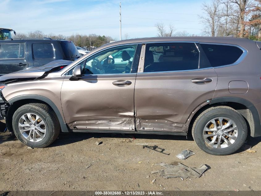 2019 Hyundai Santa Fe Sel VIN: 5NMS3CAD7KH134008 Lot: 38302680