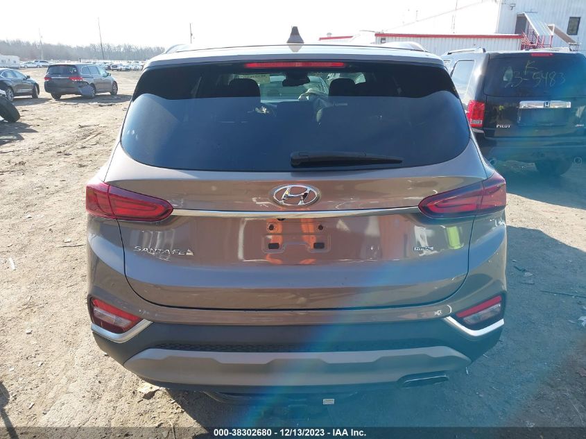 2019 Hyundai Santa Fe Sel VIN: 5NMS3CAD7KH134008 Lot: 38302680