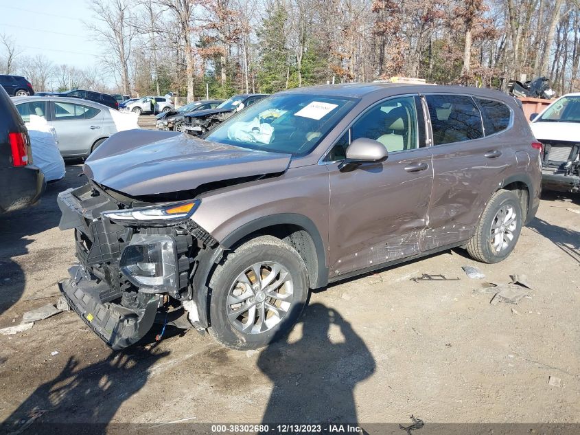 2019 Hyundai Santa Fe Sel VIN: 5NMS3CAD7KH134008 Lot: 38302680