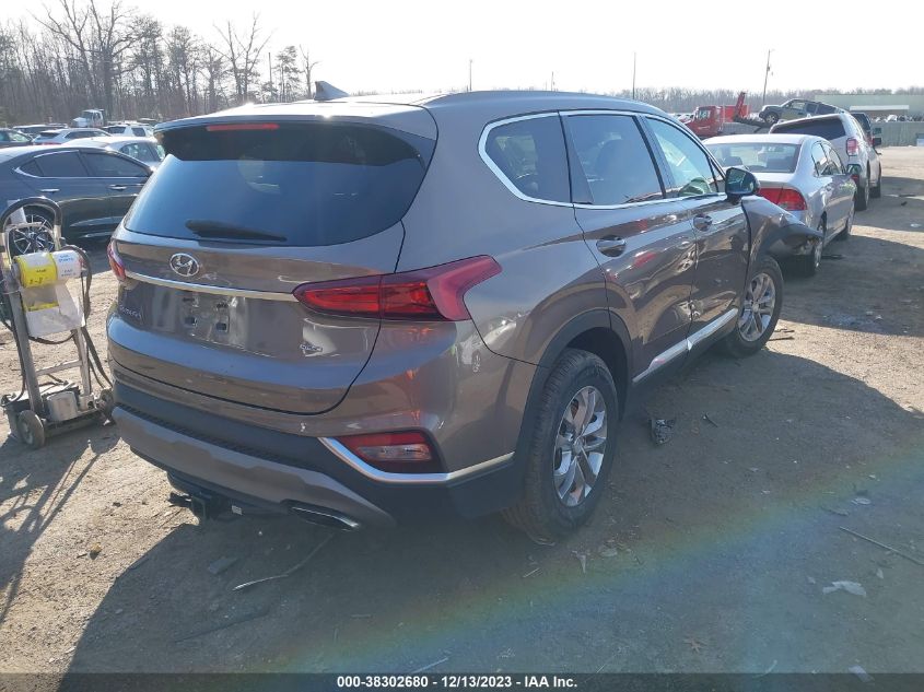 2019 Hyundai Santa Fe Sel VIN: 5NMS3CAD7KH134008 Lot: 38302680