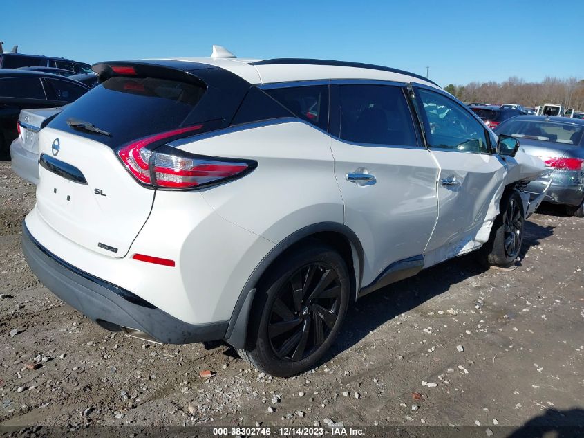 5N1AZ2MG0JN142863 2018 Nissan Murano Sl