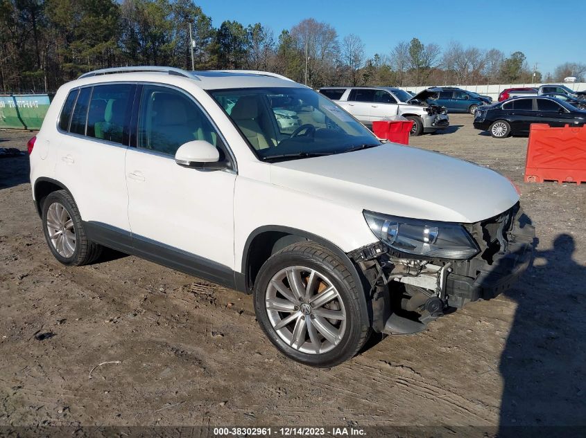 2013 Volkswagen Tiguan Se VIN: WVGAV7AX6DW542325 Lot: 38302961