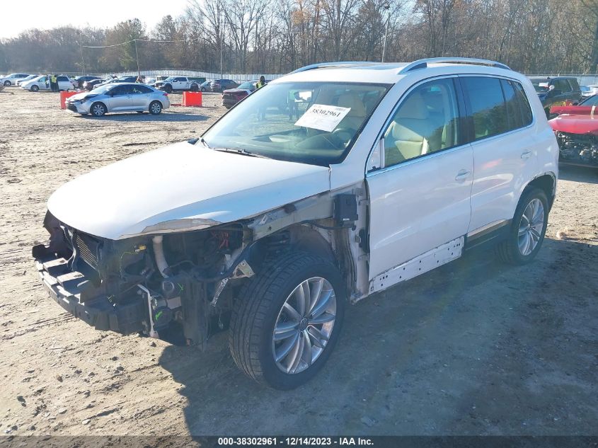 2013 Volkswagen Tiguan Se VIN: WVGAV7AX6DW542325 Lot: 38302961