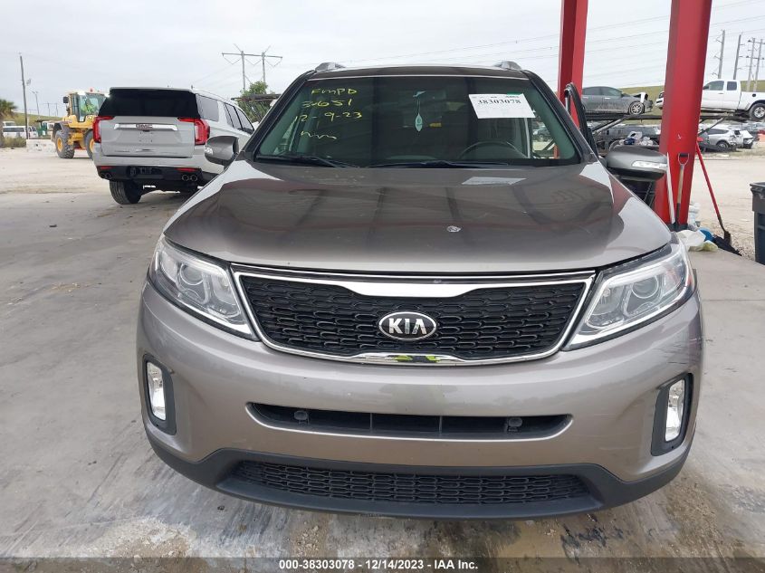 2014 Kia Sorento Lx V6 VIN: 5XYKTDA72EG546447 Lot: 38303078