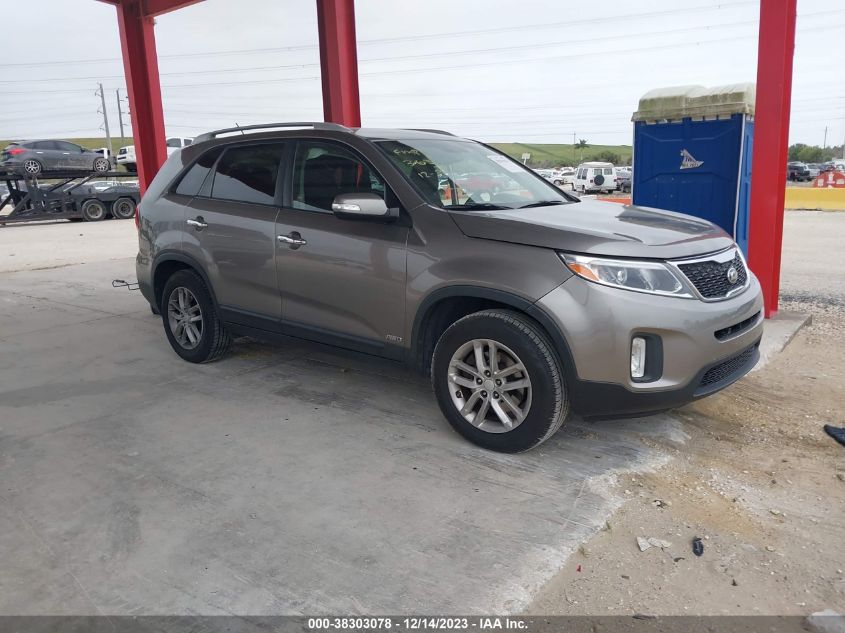 2014 Kia Sorento Lx V6 VIN: 5XYKTDA72EG546447 Lot: 38303078