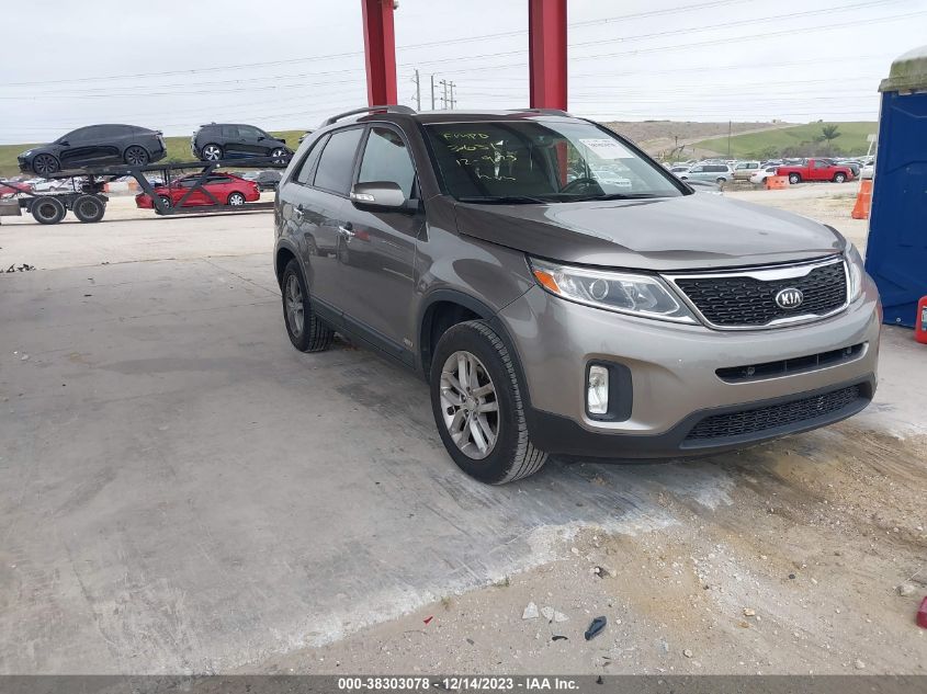 2014 Kia Sorento Lx V6 VIN: 5XYKTDA72EG546447 Lot: 38303078