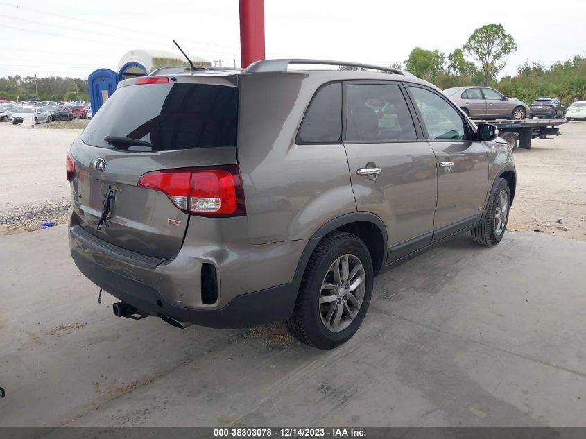 5XYKTDA72EG546447 2014 Kia Sorento Lx V6