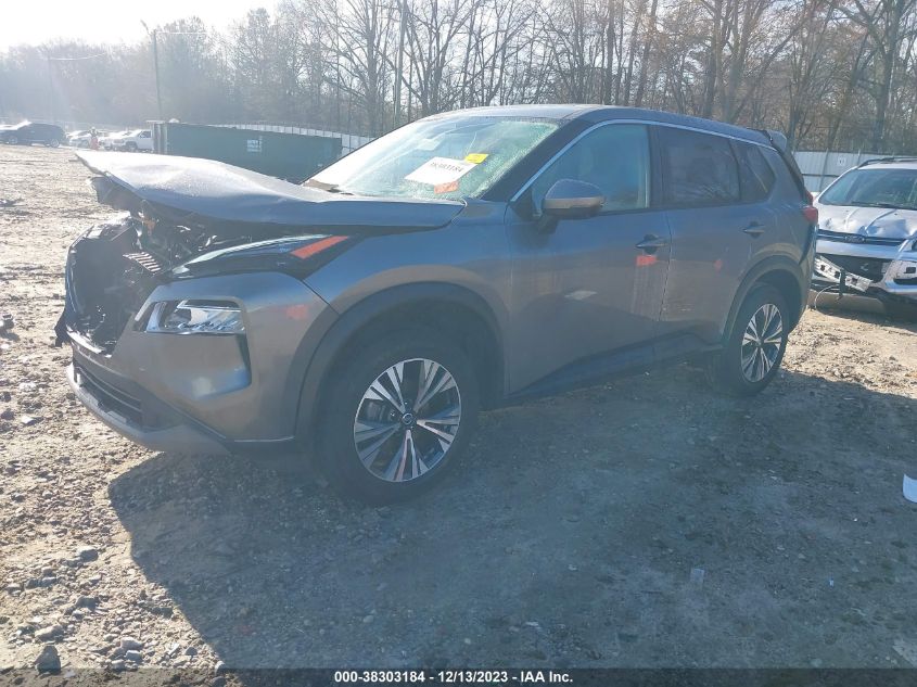 2021 Nissan Rogue Sv Fwd VIN: JN8AT3BA3MW015621 Lot: 38303184