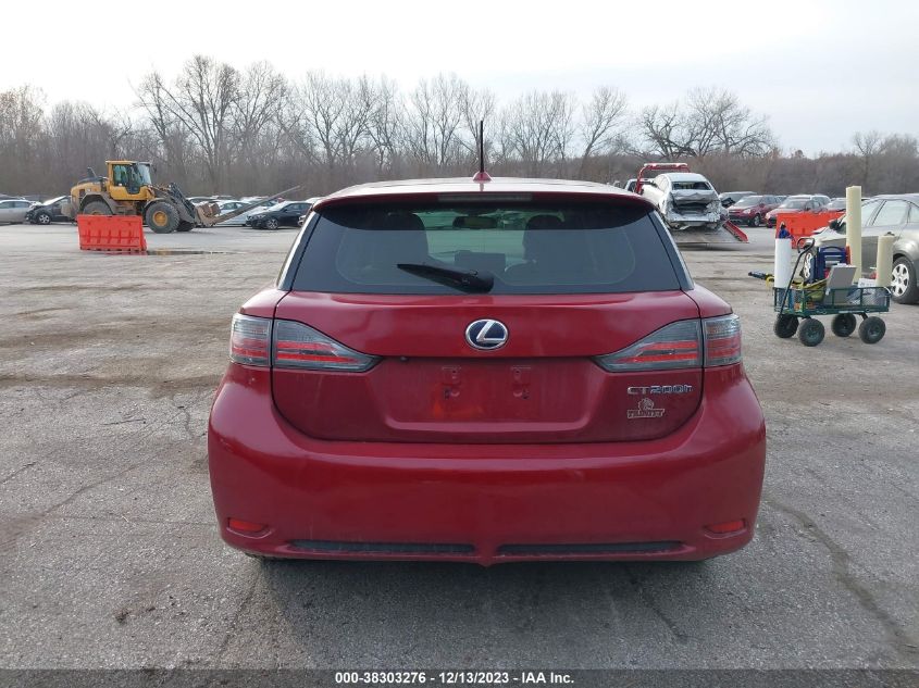 2012 Lexus Ct 200H Premium VIN: JTHKD5BH7C2080689 Lot: 38303276