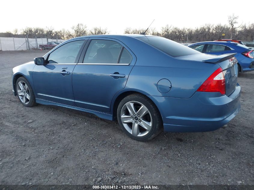 2010 Ford Fusion Sport VIN: 3FAHP0KC6AR359947 Lot: 38303412