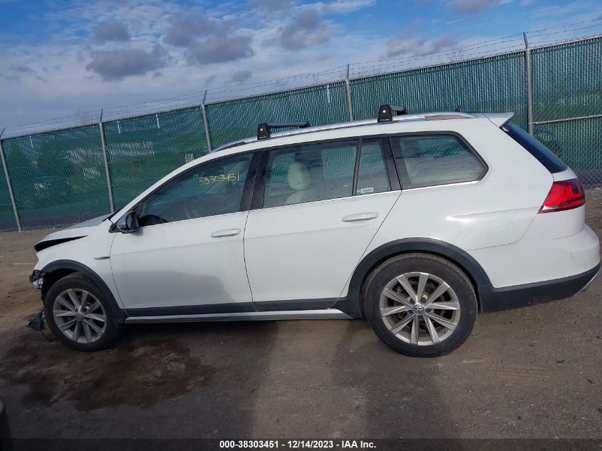 2017 Volkswagen Golf Alltrack Tsi S/Tsi Se/Tsi Sel VIN: 3VWH17AU0HM540660 Lot: 38303451