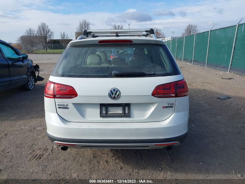 2017 Volkswagen Golf Alltrack Tsi S/Tsi Se/Tsi Sel VIN: 3VWH17AU0HM540660 Lot: 38303451