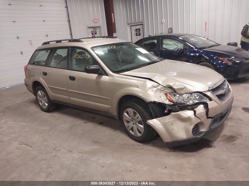 2008 Subaru Outback VIN: 4S4BP60C886316039 Lot: 38303527
