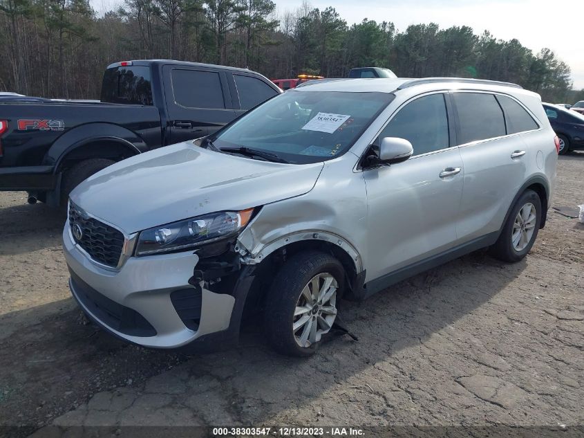 2019 Kia Sorento 2.4L Lx VIN: 5XYPG4A3XKG592675 Lot: 38303547