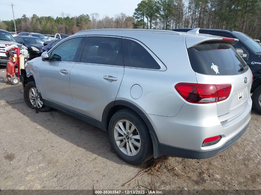 2019 Kia Sorento 2.4L Lx VIN: 5XYPG4A3XKG592675 Lot: 38303547