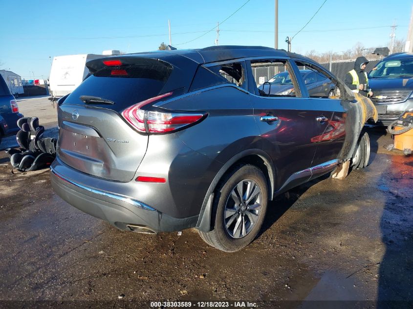 2016 Nissan Murano Sv VIN: 5N1AZ2MH6GN109755 Lot: 38303589